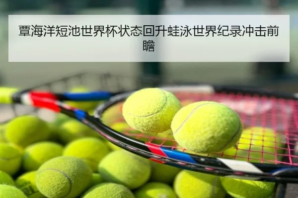 覃海洋短池世界杯状态回升蛙泳世界纪录冲击前瞻